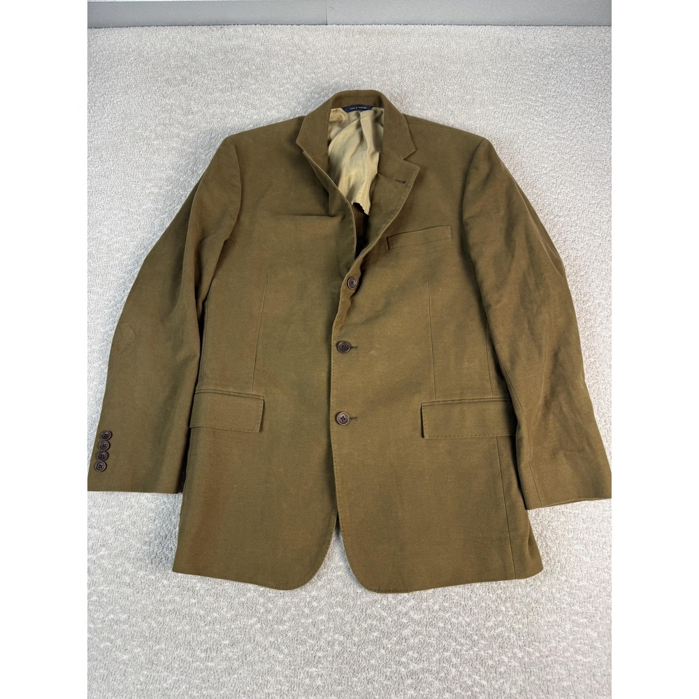 Brooks Brothers Blazer‎ Mens 41R Brown 100% Cotton 1818 Regent Sport Coat Jacket